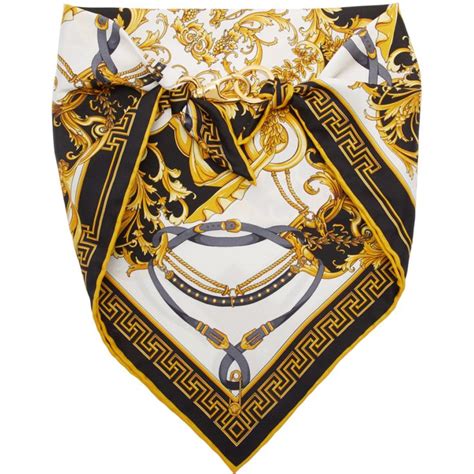 versace bandana t shirt|versace scarf wool.